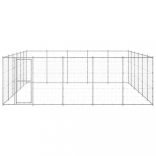 kültéri horganyozott acél kutyakennel 36,3 m²