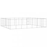 kültéri horganyozott acél kutyakennel 50,82 m²