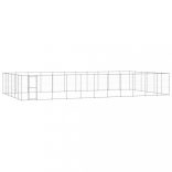 kültéri horganyozott acél kutyakennel 79,86 m²