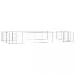 kültéri horganyozott acél kutyakennel 79,86 m²