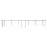 kültéri horganyozott acél kutyakennel 79,86 m²