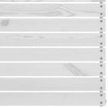 kétszemélyes fehér tömör fenyőfa kerti kanapé