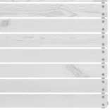 8 részes fehér tömör fenyőfa kerti bútorgarnitúra