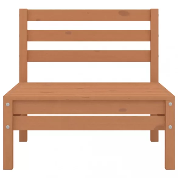 8 részes mézbarna tömör fenyőfa kerti ülőgarnitúra