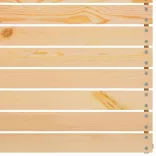 8 részes tömör fenyőfa kerti bútorgarnitúra