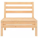 8 részes tömör fenyőfa kerti bútorgarnitúra