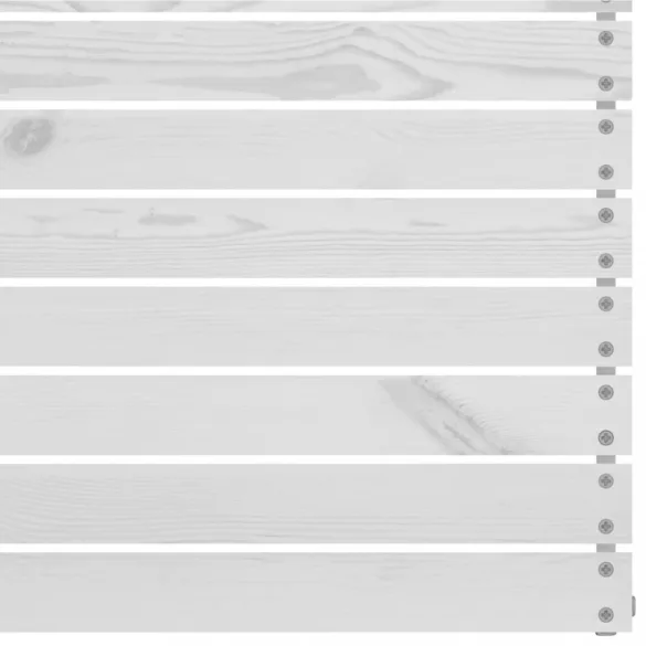 8 részes fehér tömör fenyőfa kerti ülőgarnitúra