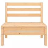 8 részes tömör fenyőfa kerti ülőgarnitúra