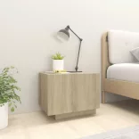 sonoma-tölgy színű forgácslap éjjeliszekrény 100 x 35 x 40 cm