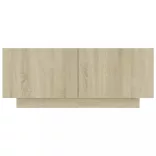 sonoma-tölgy színű forgácslap éjjeliszekrény 100 x 35 x 40 cm