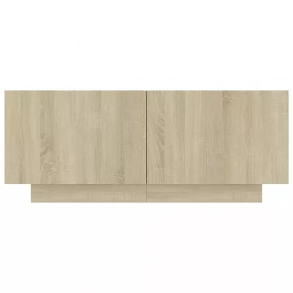 sonoma-tölgy színű forgácslap éjjeliszekrény 100 x 35 x 40 cm