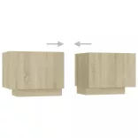 sonoma-tölgy színű forgácslap éjjeliszekrény 100 x 35 x 40 cm