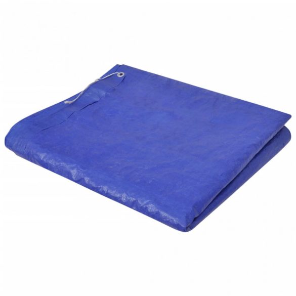 2 db polietilén négyszögletes medencetakaró 90 g/nm 400x207 cm