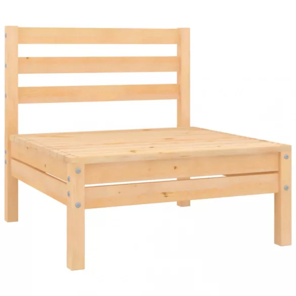 8 részes tömör fenyőfa kerti bútorgarnitúra