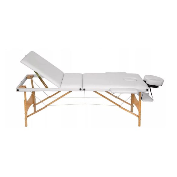 3 zónás rózsaszín fa masszázságy hordozótáskával-3104S