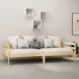 tömör fenyőfa dívány matraccal 90 x 200 cm