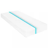 fehér tömör fenyőfa dívány matraccal 90 x 200 cm