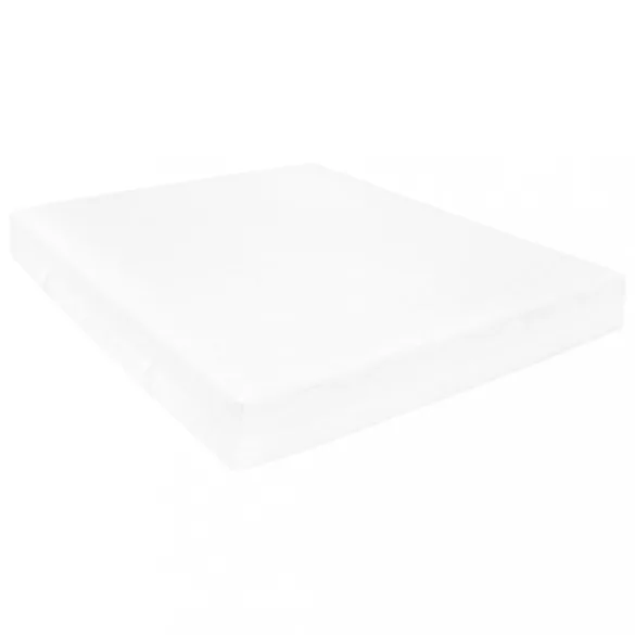 fehér tömör fenyőfa dívány matraccal 90 x 200 cm