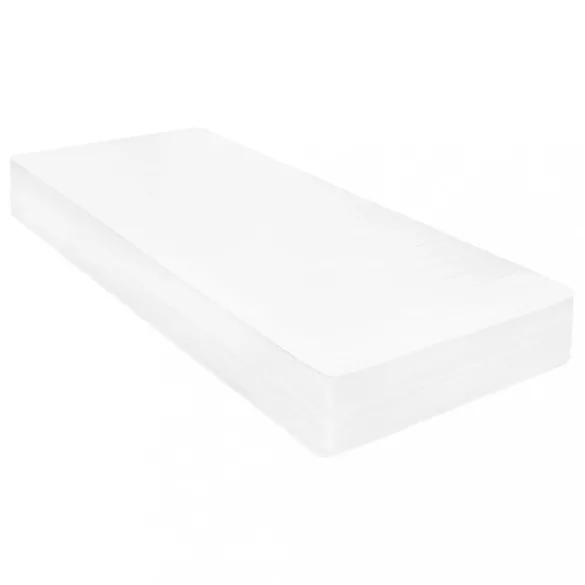 fehér tömör fenyőfa dívány matraccal 90 x 200 cm