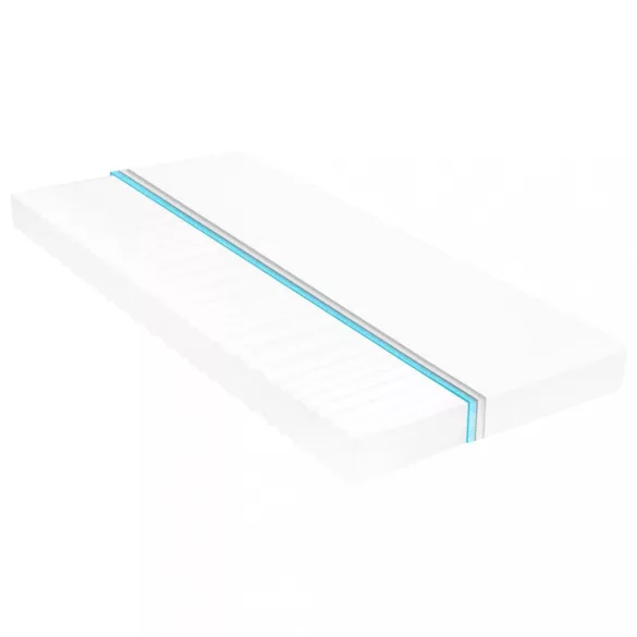 fehér tömör fenyőfa dívány matraccal 90 x 200 cm