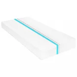 fehér tömör fenyőfa dívány matraccal 90 x 200 cm