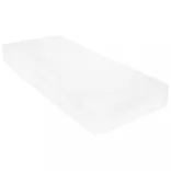 fehér tömör fenyőfa dívány matraccal 90 x 200 cm