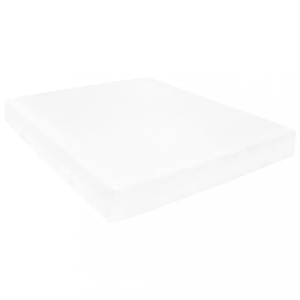 fehér tömör fenyőfa dívány matraccal 90 x 200 cm