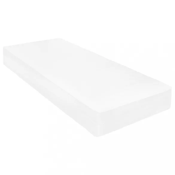 fehér tömör fenyőfa dívány matraccal 90 x 200 cm
