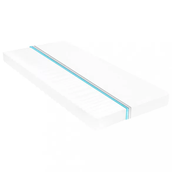 fehér tömör fenyőfa dívány matraccal 90 x 200 cm