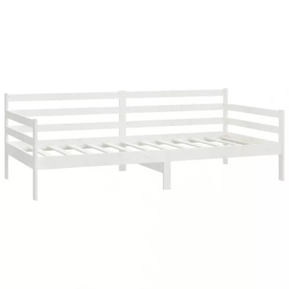 fehér tömör fenyőfa dívány fiókokkal 90 x 200 cm