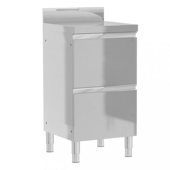 3 db rozsdamentes acél konyhaszekrény