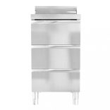 3 db rozsdamentes acél konyhaszekrény