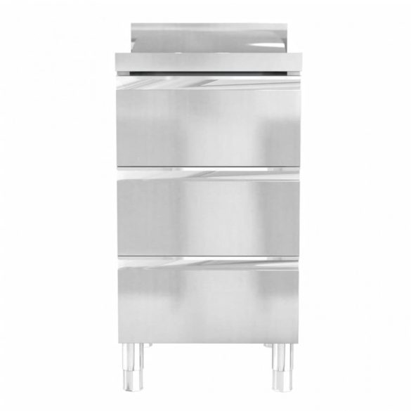 2 db rozsdamentes acél konyhaszekrény