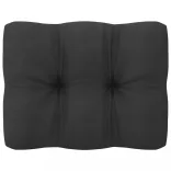 8 részes tömör fenyőfa kerti ülőgarnitúra párnákkal