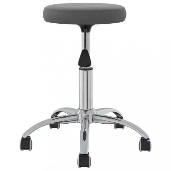 sötétszürke bársony masszázsszék