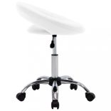 fehér műbőr forgó étkezőszék