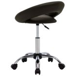 barna műbőr forgó étkezőszék