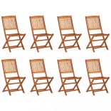 9 részes tömör akácfa kerti étkezőgarnitúra 180 x 90 x 75 cm