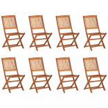 9 részes tömör akácfa kerti étkezőgarnitúra 220x90x75 cm