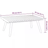 7 részes tömör akácfa kerti ülőgarnitúra párnákkal