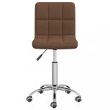 barna szövetborítású forgó étkezőszék