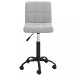 világosszürke bársony forgó étkezőszék