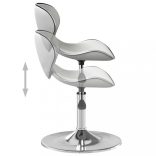 fehér műbőr étkezőszék