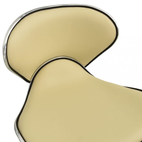 krémszínű műbőr irodaszék