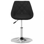 4 db fekete műbőr étkezőszék