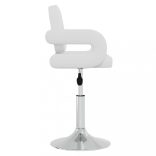 4 db fehér forgó műbőr étkezőszék