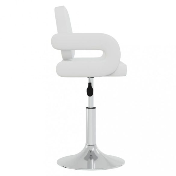 4 db fehér forgó műbőr étkezőszék