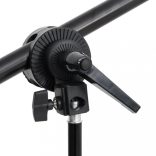 fotóstúdió-felszerelés lámpákkal és háttérrel