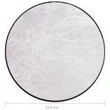 fotóstúdiószett lámpákkal, háttérrel és reflektorral