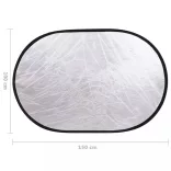 fotóstúdiószett lámpákkal, háttérrel és reflektorral